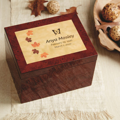 Autumn Leaves Memory Chest - Weddle